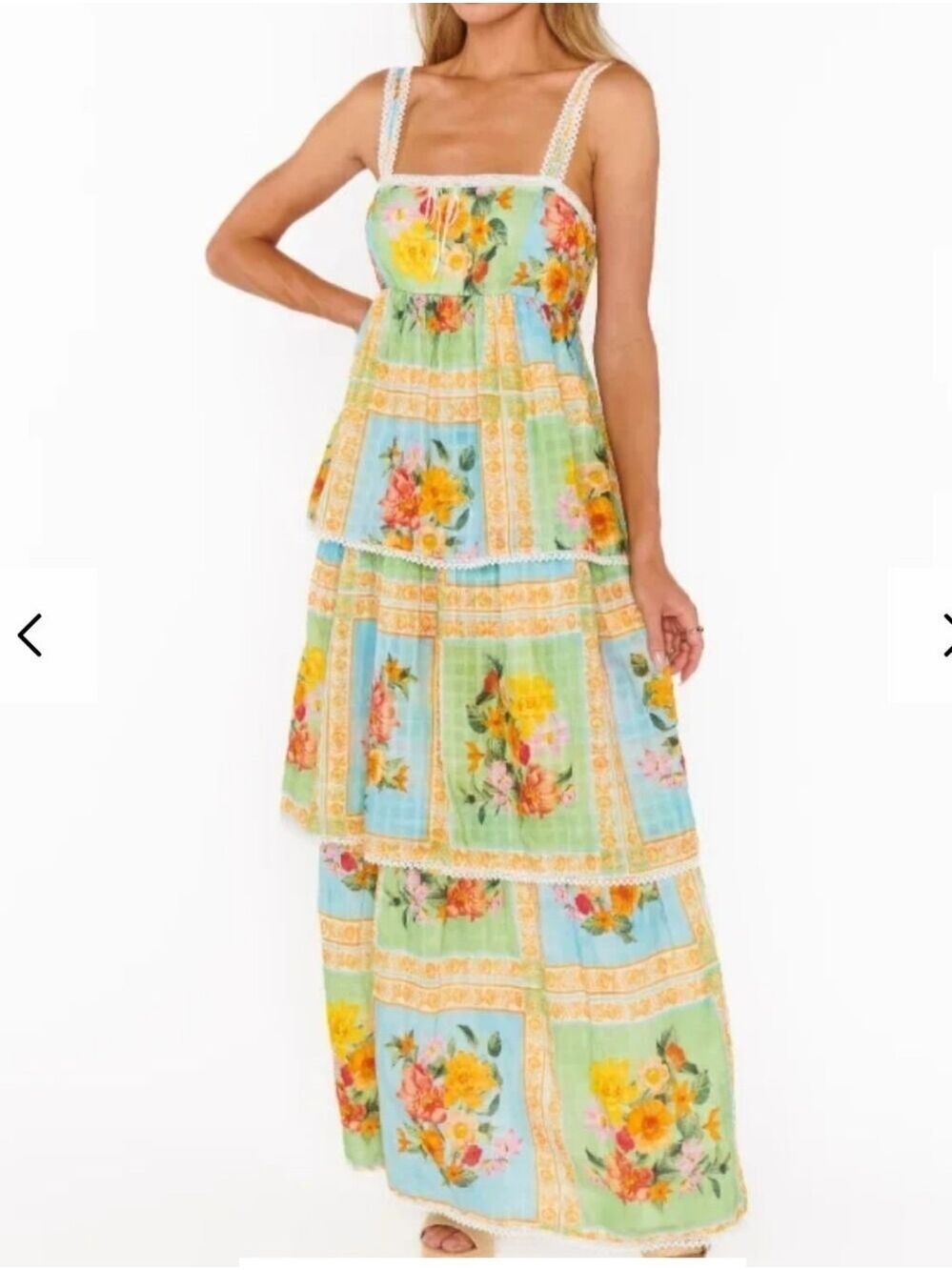 Show Me Your Mumu Peyton Midi Dress Large NWT